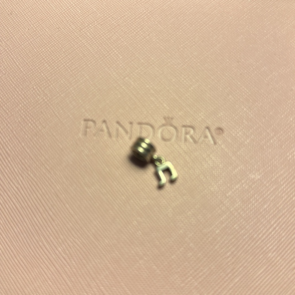 Preowned Pandora music note sterling silver